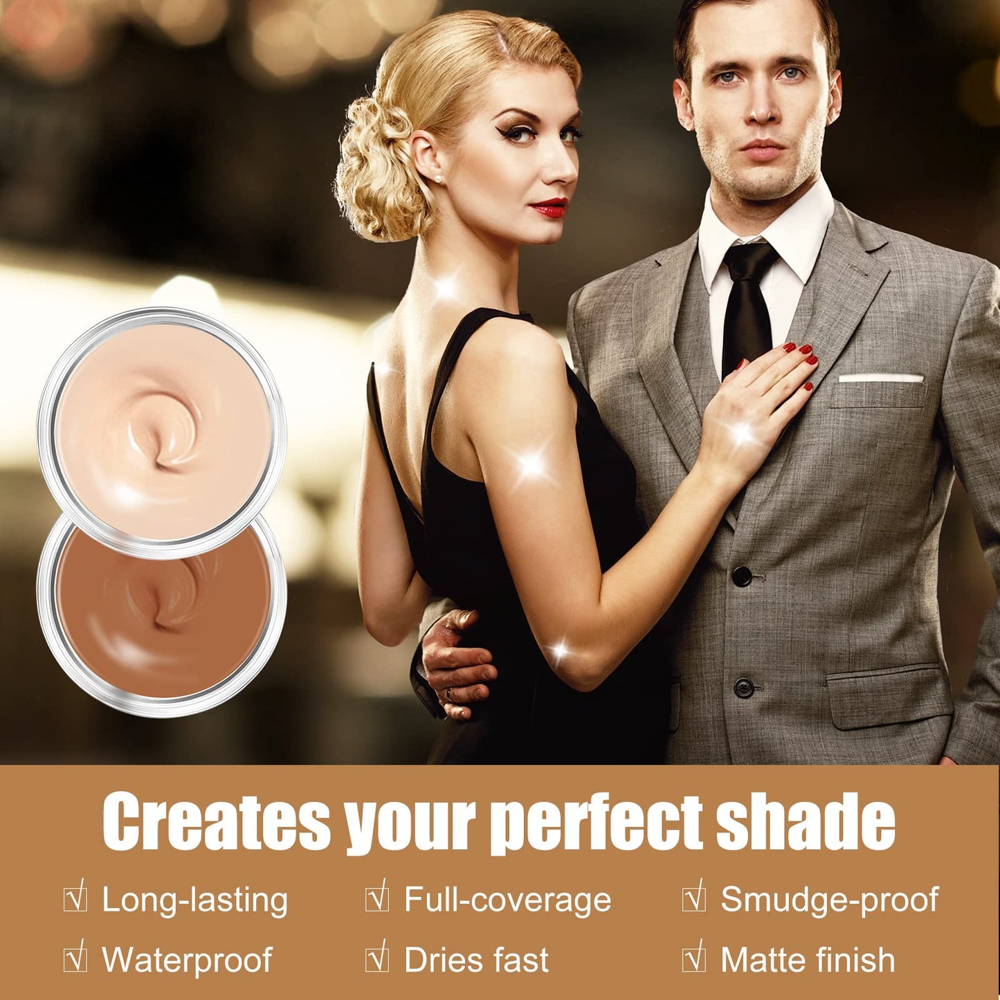 Josera Tattoo Cover Up Makeup Waterproof - 2-Color Full Coverage Concealer