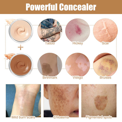 Josera Tattoo Cover Up Makeup Waterproof - 2-Color Full Coverage Concealer