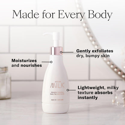 Josie Maran Argan Milk Body Serum | Deep Hydration with Argan Oil & Pineapple Enzymes (13.4 oz)
