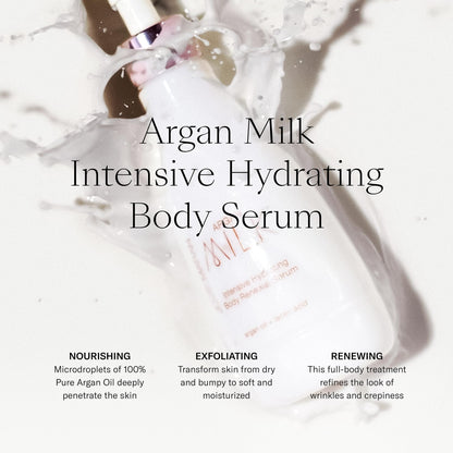 Josie Maran Argan Milk Gift Set – Intense Hydration Body Serum + Night Cream