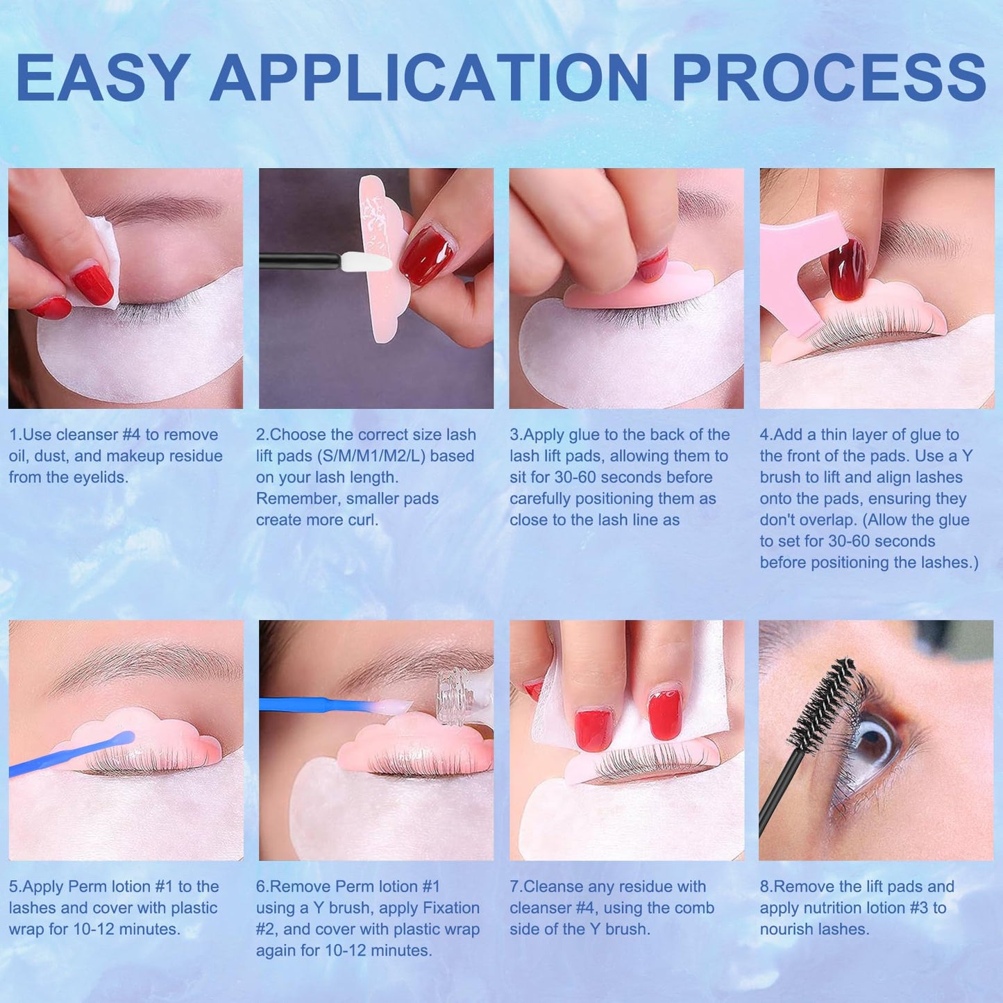 Jouedo Lash Lift Kit | DIY Eyelash Perm for Long-Lasting Curl & Color