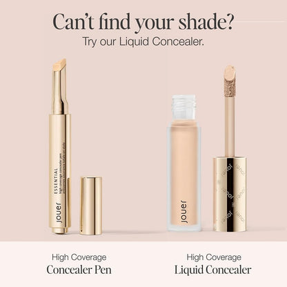 Jouer Essential High Coverage Concealer Pen – Hydrating Under-Eye Brightening