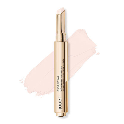 Jouer Essential High Coverage Concealer Pen – Under Eye Brightening, Hyaluronic Acid & Vitamin E