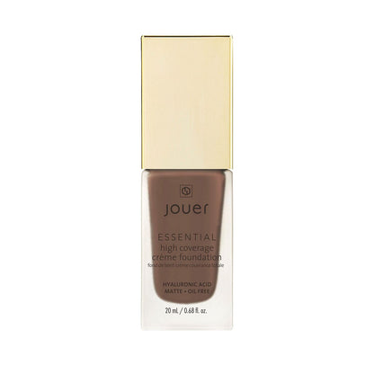 Jouer Essential High Coverage Crème Foundation – 50 Shades for All Skin Tones | Clean, Vegan & Cruelty-Free