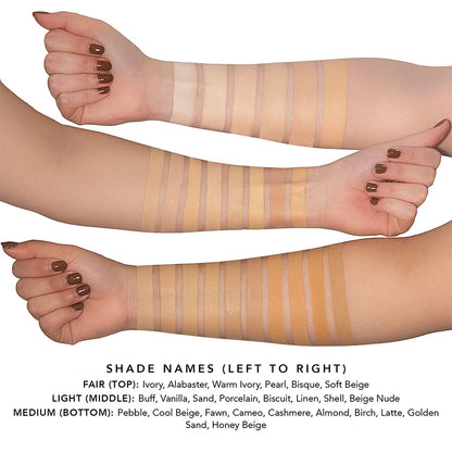 Jouer Essential High Coverage Crème Foundation – 50 Shades for All Skin Tones | Clean, Vegan & Cruelty-Free