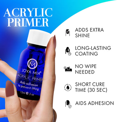 JOYA MIA pH Bond Nail Dehydrator & Primer Set — Acid-Free, Fast-Drying, Salon-Grade Prep for Gel & Acrylic