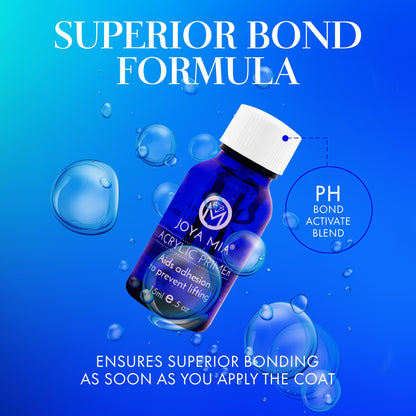 JOYA MIA pH Bond Nail Dehydrator & Primer Set — Acid-Free, Fast-Drying, Salon-Grade Prep for Gel & Acrylic