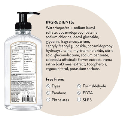 J.R. Watkins Gel Hand Soap – Coconut, USA Made, Cruelty-Free, 11 oz (6 Pack)