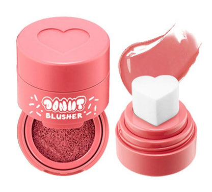 JUDEWY Liquid Blush with Heart Shaped Applicator – Lightweight, Long-Lasting Pink Glow