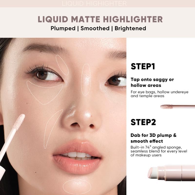 JUDYDOLL Liquid Contour & Highlighter Kit - Warm Cocoa Brown 02