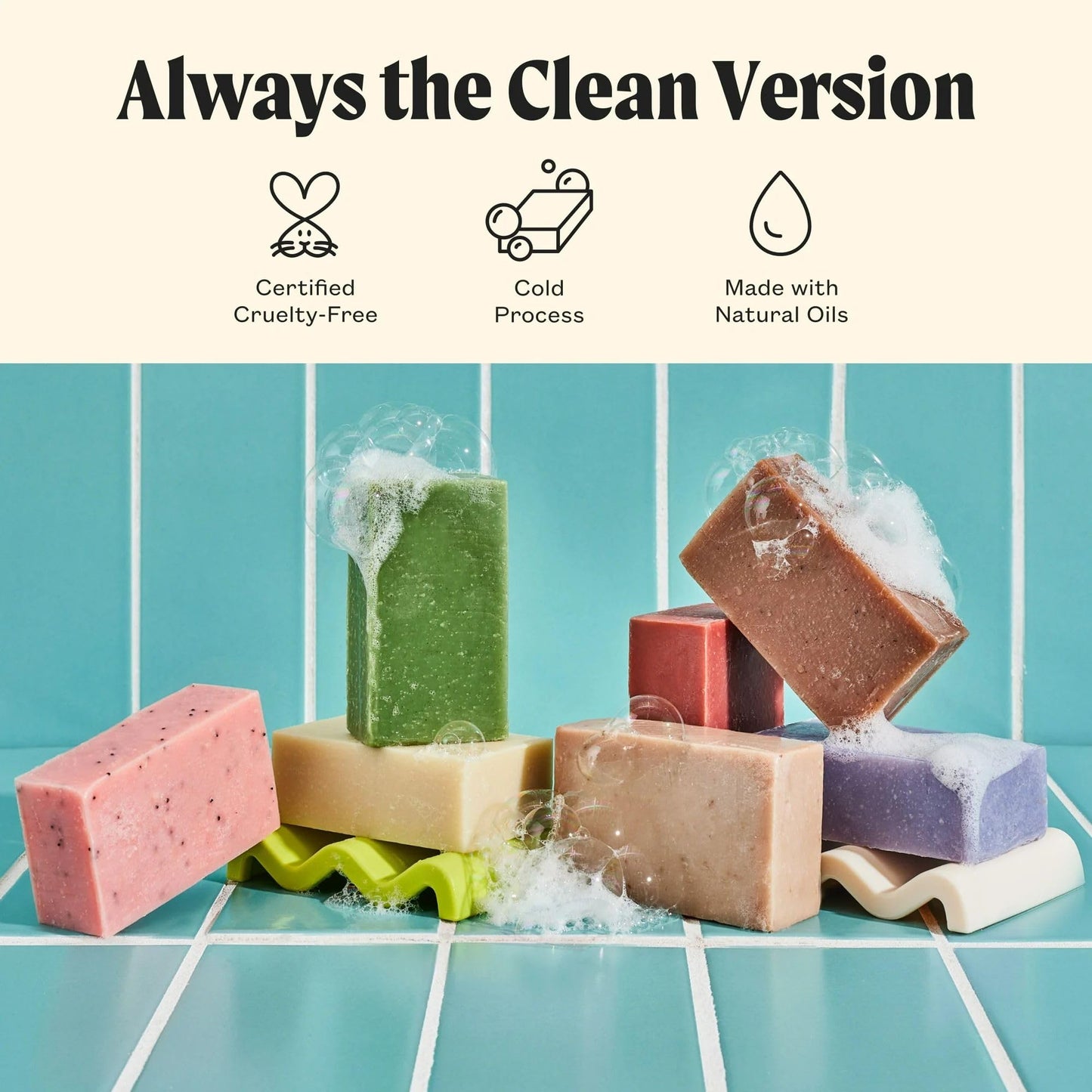 JUKEBOX Soap Lavender Fields Forever — Natural Cold Process Bar Soap for All Skin Types (3 Pack) | Lavender, Pear & Driftwood