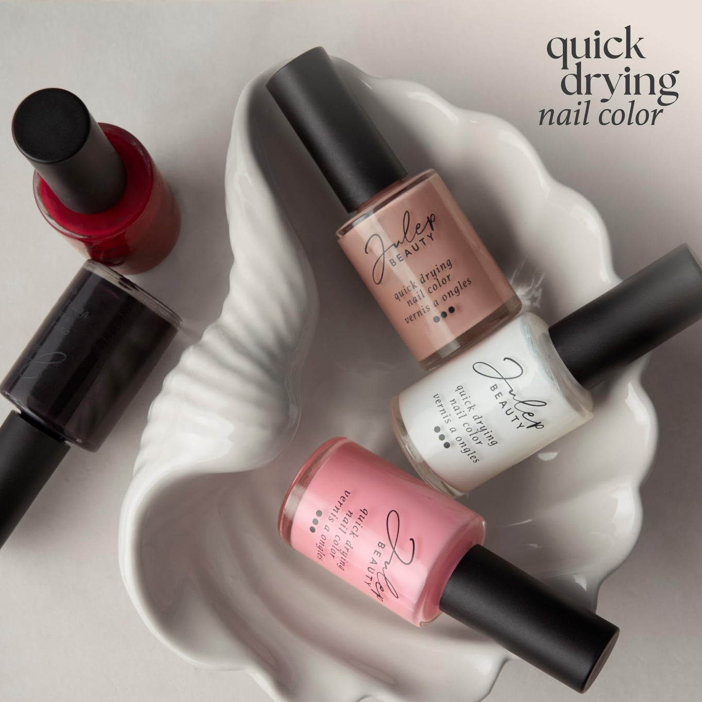 Julep Quick Drying Nail Color Berry Mysterious – Fast-Drying, Chip-Resistant Nail Polish with High Shine