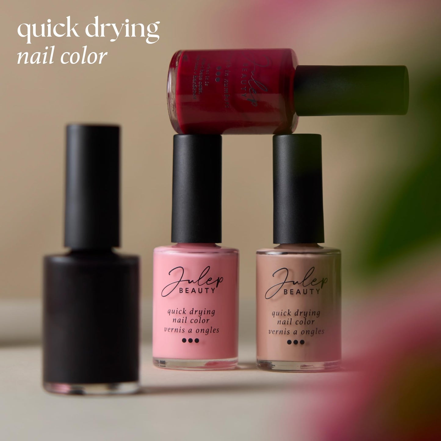 Julep Quick Drying Nail Color Berry Mysterious – Fast-Drying, Chip-Resistant Nail Polish with High Shine