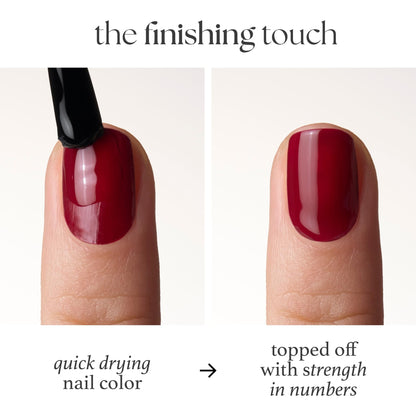 Julep Quick Drying Nail Color — Strength in Numbers | 3-in-1 Base Coat, Top Coat & Nail Hardener
