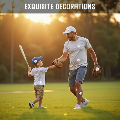 JULMELON 512Pcs Baseball Stickers for Kids – Water-Repellent, Self-Adhesive Helmet Stickers for Bottles, Notebooks & Scrapbooks
