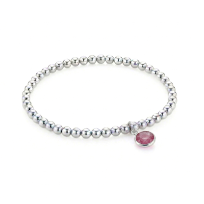 Ruby July Birthstone Bracelet