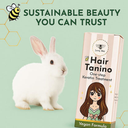 Jumybee Tanino Keratin Treatment - Hair Smoothing, Hydration & Repair (Formaldehyde-Free) 2.03 fl oz