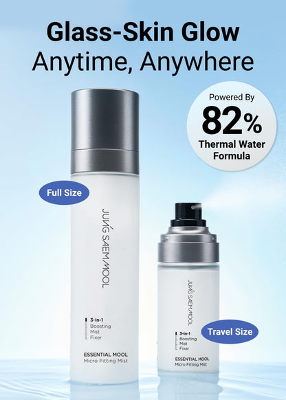 JUNG SAEM MOOL Essential Mool Micro Fitting Mist | Micro-Fine Setting Spray & Hydrating Primer