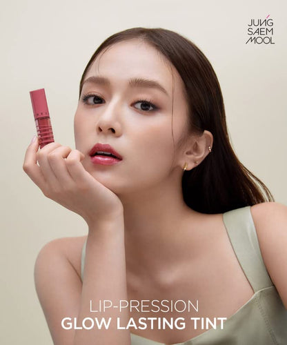 Jung Saem Mool Lip-PRESSION Glow Lasting Tint Dolcé Rose – Hydrating Glassy Lip Color