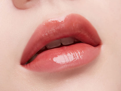 JUNG SAEM MOOL Lip-PRESSION Glow Lasting Tint – Hydrating Glassy Lip Stain in Soft Beige