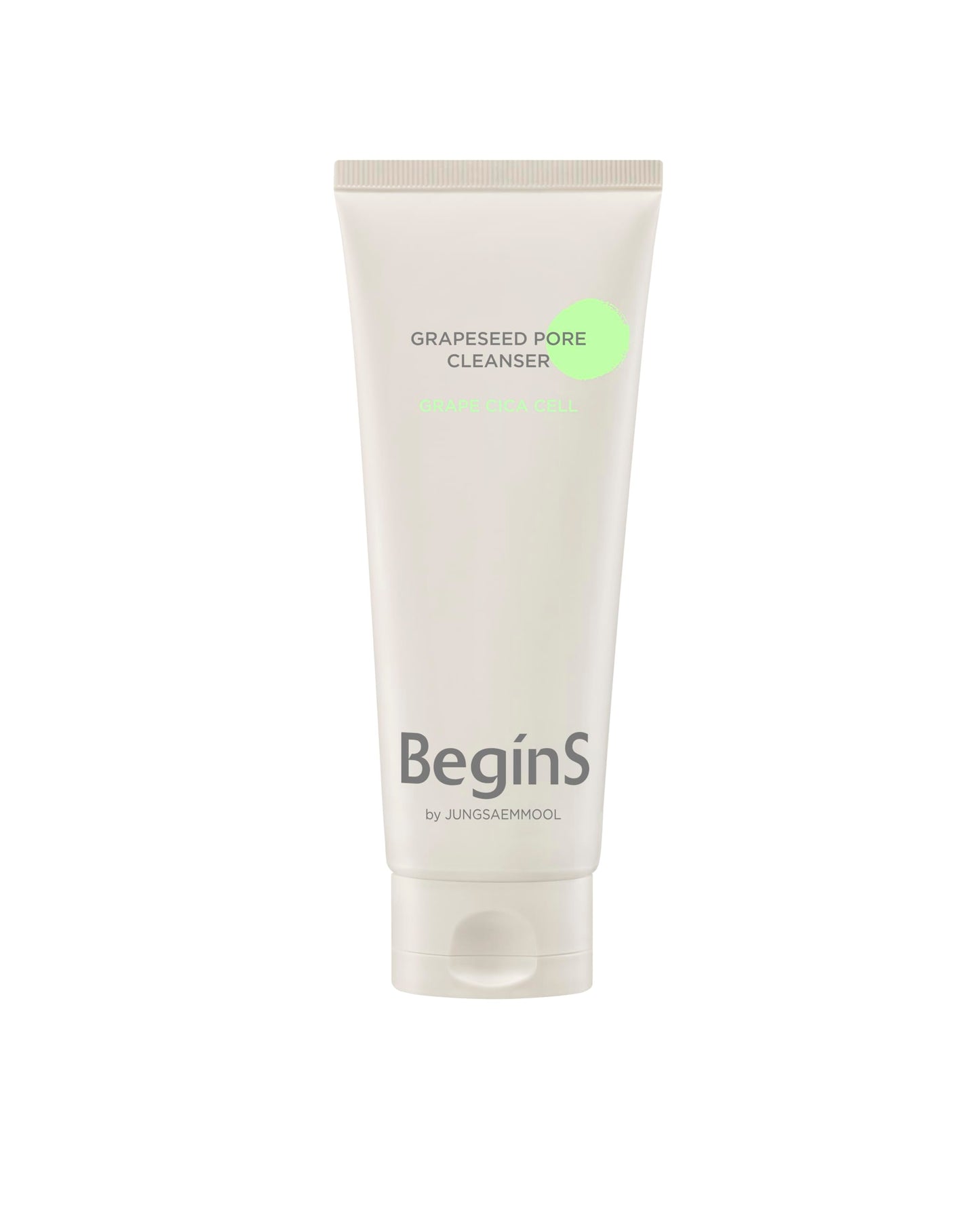 Begins by JUNG SAEM MOOL Grapeseed Pore Cleanser – Gentle Daily Exfoliating Face Wash
