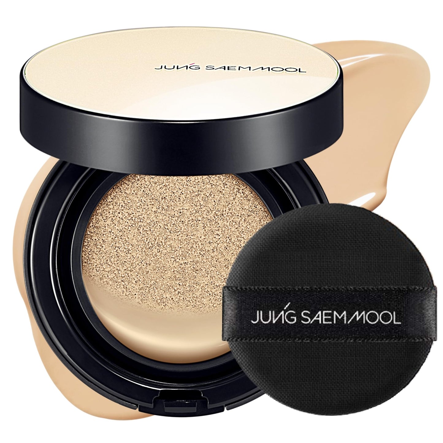 JUNG SAEM MOOL SPF Essential Skin Nuder Cushion (21 Medium) – Natural Finish, SPF50 Broad Spectrum | Refill Not Included