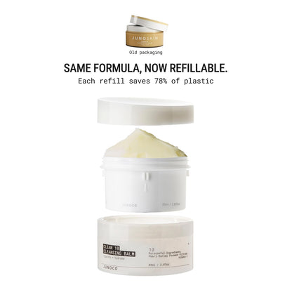 JUNO & Co. Clean 10 Cleansing Balm – 10-Ingredient Makeup Remover (85g / 3oz)
