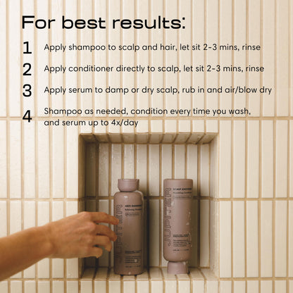 Jupiter Scalp Solution Trio: Anti-Dandruff Shampoo, Conditioner & Serum