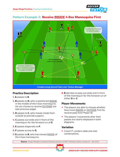 Jurgen Klopp - 102 Passing, Counter-pressing Possession Games, Speed & Warm-ups Direct from Klopp's Training Sessions - Vol.1