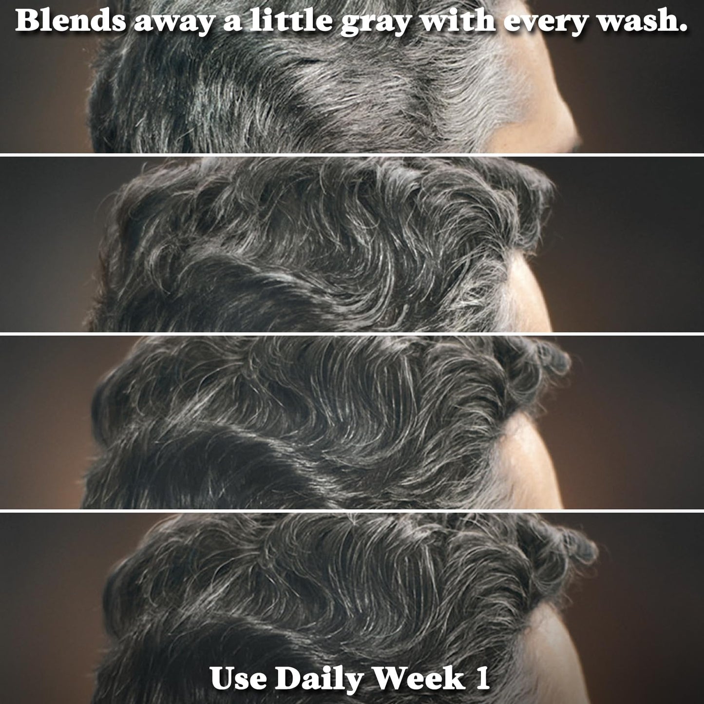 Just For Men Control GX Grey-Reducing 2-in-1 Shampoo & Conditioner with Keratin – Gradual Grey Reduction, 4 Fl Oz