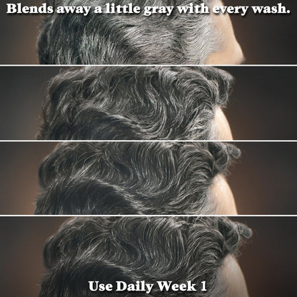 Just for Men Control GX Grey-Reducing Shampoo for Textured Hair with Keratin, 4 Fl Oz (Packaging May Vary)