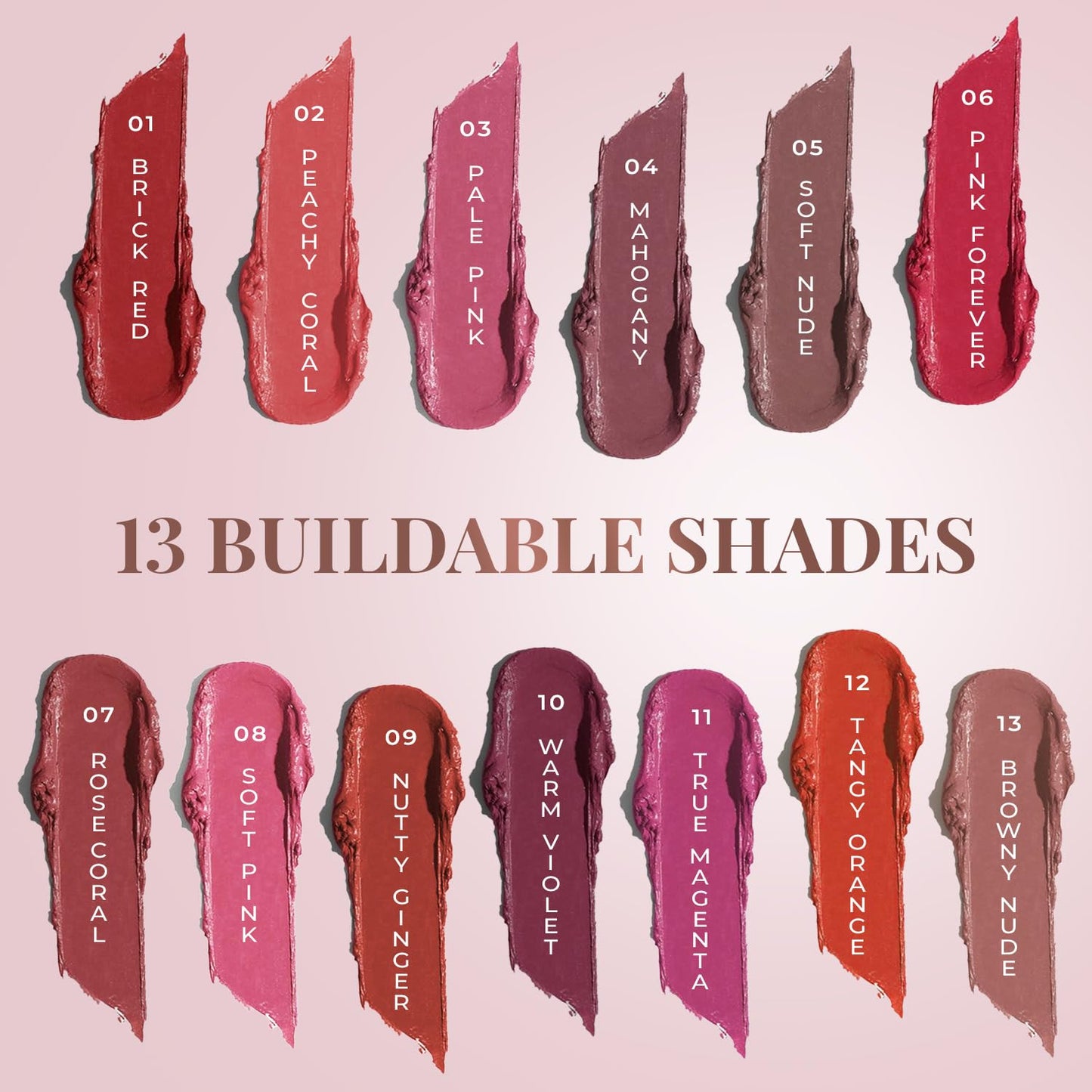 Just Herbs Organic Creamy Matte 3-in-1 Lip & Cheek Tint – Soft Nude, Vegan & Chemical-Free
