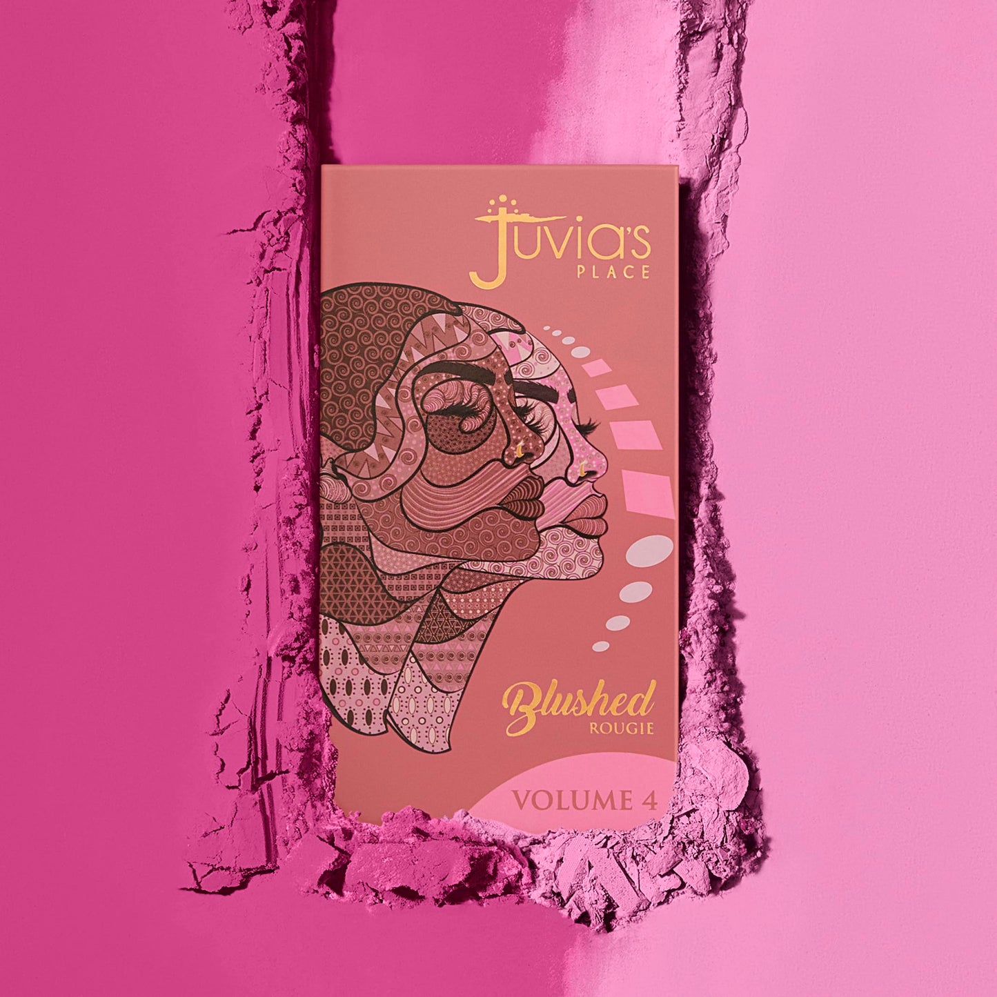 Juvia's Place Blushed Duo Blush Volume4 – Two-Tone Pigmented Mineral Powder for All Complexions
