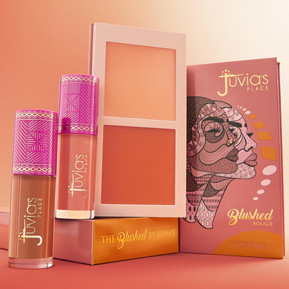 Juvia's Place Blushed Duo Blush Volume 3 – Two-Tone Pressed Mineral Powder