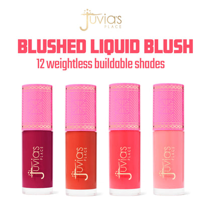 Juvia's Place Blushed Liquid Blush LilyLove – Dewy Tint, Buildable Color