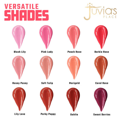 Juvia's Place Blushed Liquid Blush Marigold – Dewy Tint, Buildable Cheek Color