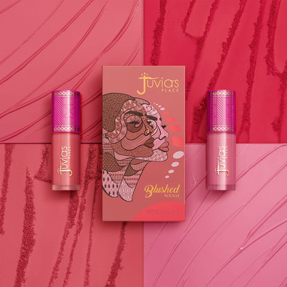 Juvia's Place Blushed Liquid Blush Marigold – Dewy Tint, Buildable Cheek Color