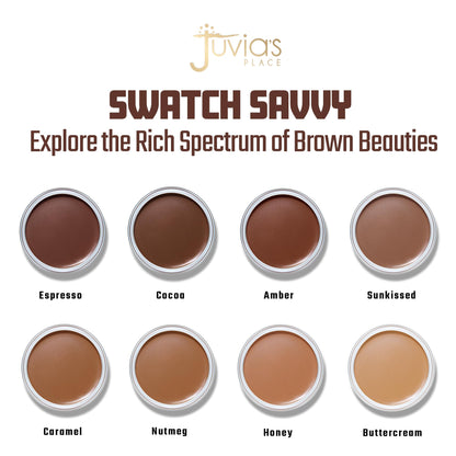 Juvia's Place Bronzed Cream Bronzer in Caramel – Buildable Cream Bronzer for Sun-Kissed Glow