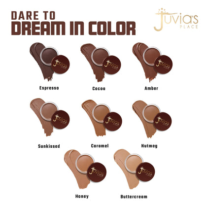 Juvia's Place Bronzed Cream Bronzer Cocoa – Buildable, Long-Lasting Sun-Kissed Glow