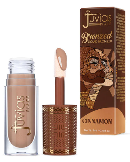 Juvia's Place Bronzed Liquid Bronzer Cinnamon - Buildable, Easy-Blend Face Bronzer