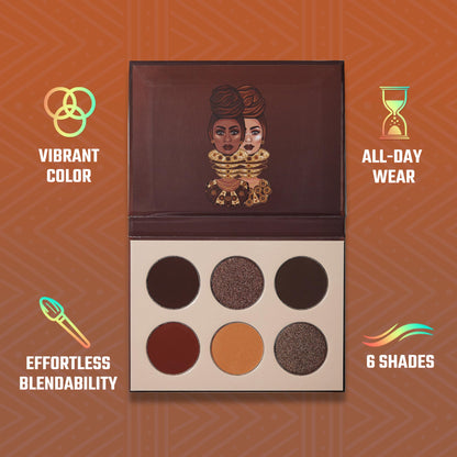Juvia's Place The Chocolates Palette – Rich Tan & Auburn Shades (Shades of 6)