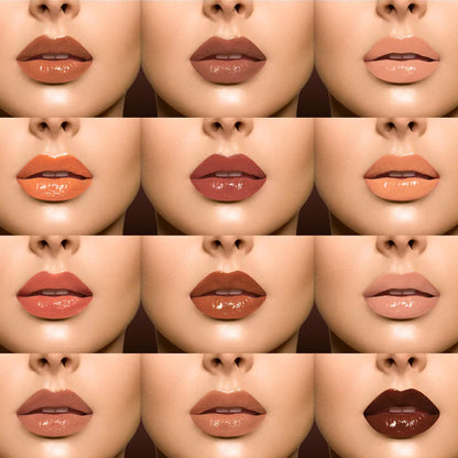 Juvia's Place Coffee Shop Lip Gloss – Butterscotch | Hydrating Butter Lip Gloss with Glass-Like Shine