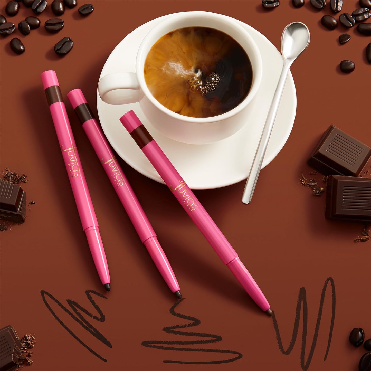 Juvia's Place Coffee Shop Luxe Lip Liner in Coffee Bean – Colorstay Matte Finish Lip Pencil