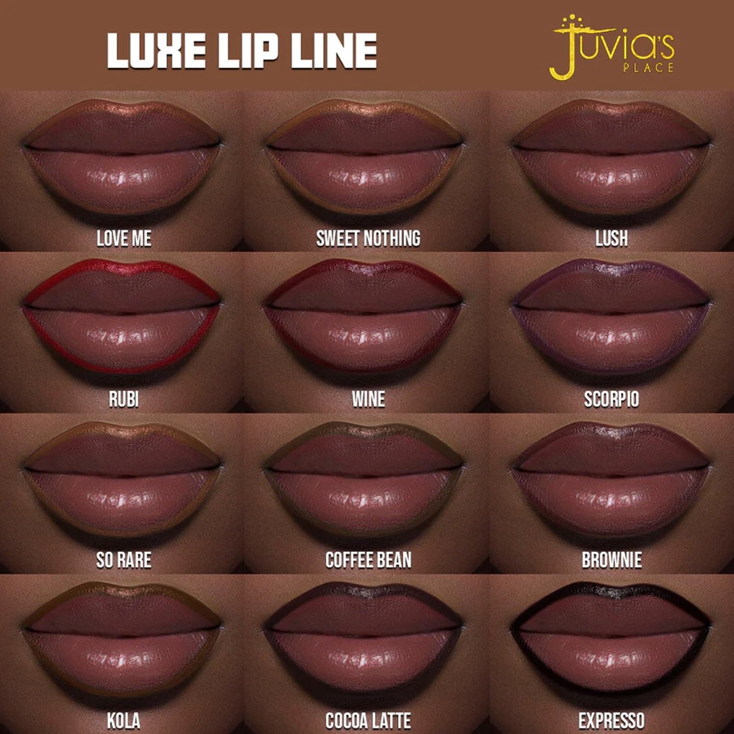 Juvia's Place Coffee Shop Luxe Lip Liner Scorpio – Precision Matte Lip Pencil
