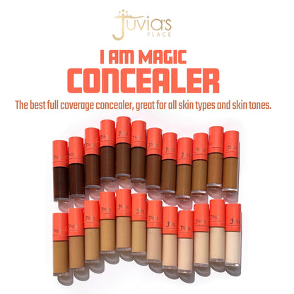 Juvia's Place I Am Magic Liquid Concealer J21 Light Neutral Pink Undertone — Full Coverage, Hydrating, Waterproof