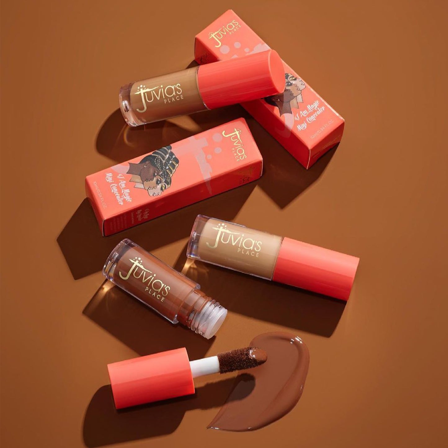 Juvia's Place I Am Magic Liquid Concealer J21 Light Neutral Pink Undertone — Full Coverage, Hydrating, Waterproof
