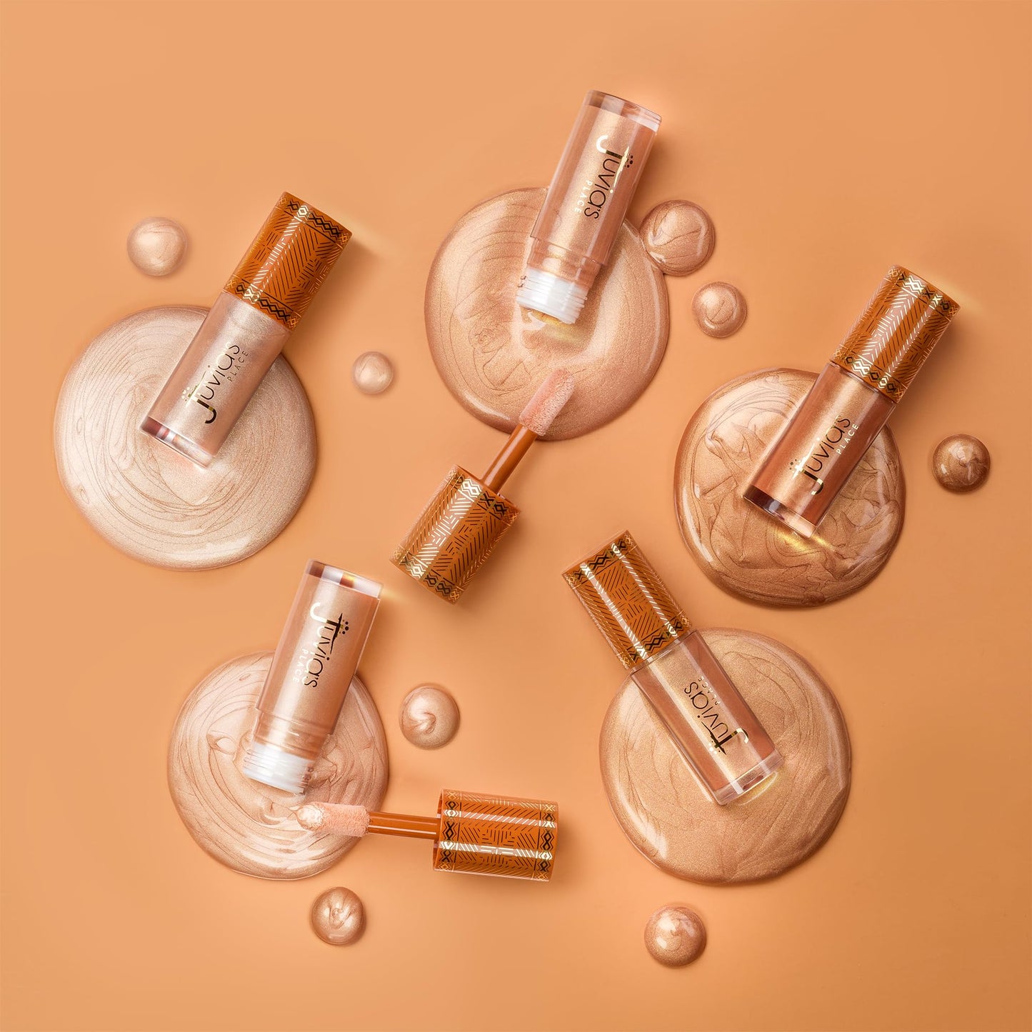 Juvia's Place Nubian Glow Liquid Luminizer – Bronze Glow | Buildable Face & Body Highlighter