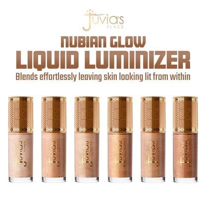 Juvia's Place Nubian Glow Liquid Luminizer - Egyptian Glow, Buildable Face & Body Highlighter