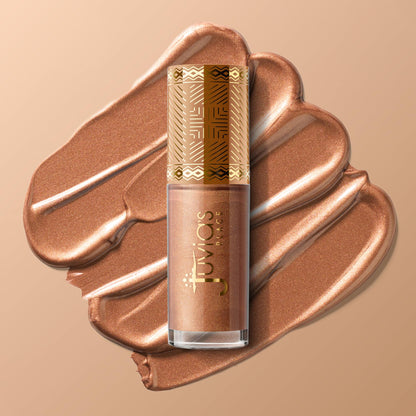 Juvia's Place Nubian Glow Liquid Luminizer – Bronze Glow | Buildable Face & Body Highlighter