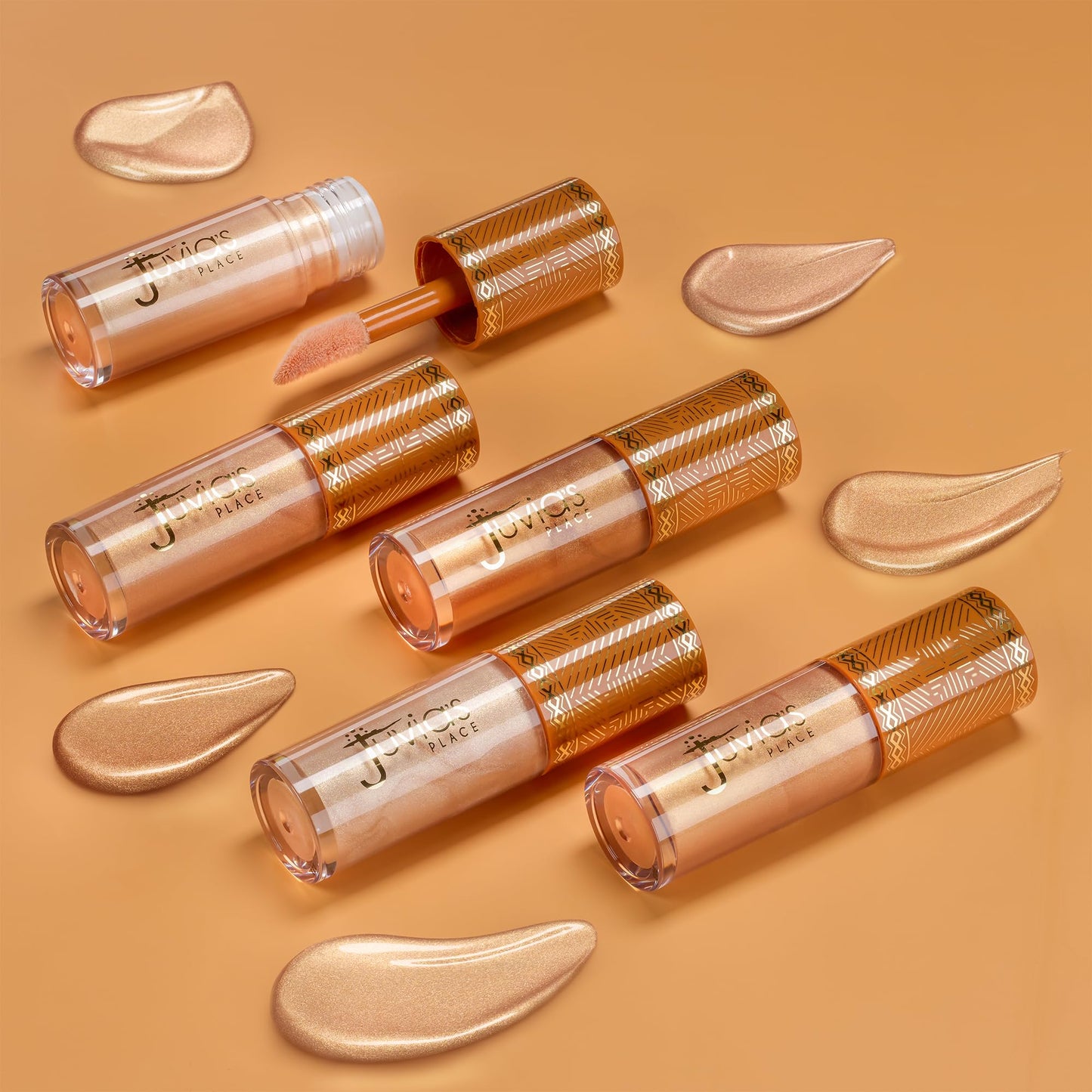 Juvia's Place Nubian Glow Liquid Luminizer – Bronze Glow | Buildable Face & Body Highlighter